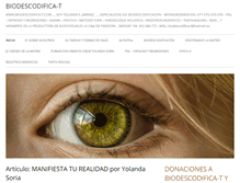 Tablet Screenshot of biodescodifica-t.com